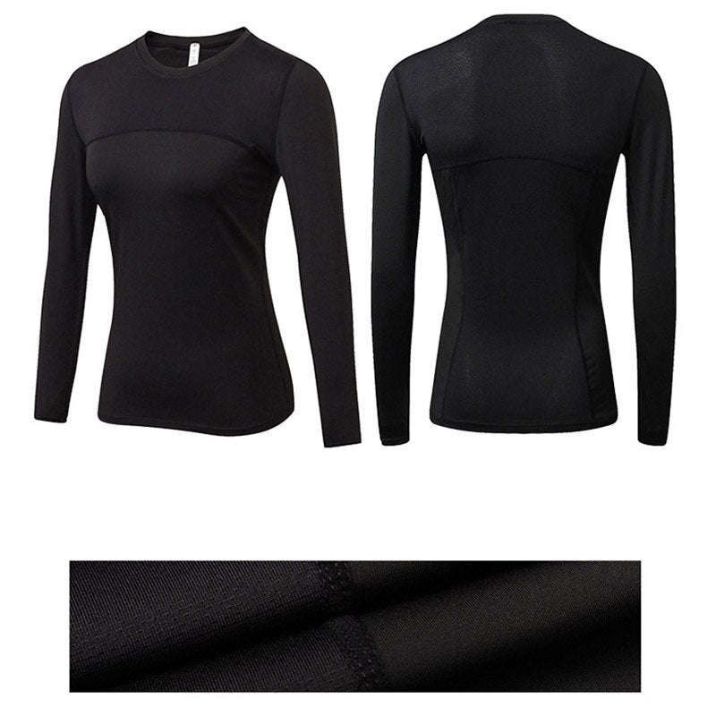 Long Sleeve Body Shaper Tee